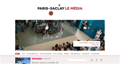 Desktop Screenshot of media-paris-saclay.fr